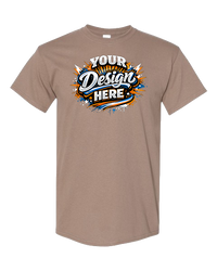 Gildan G500 Cotton T-Shirt (Brown Savana)