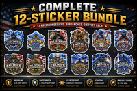 Complete 12-Sticker Bundle