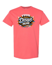 Gildan G500 Cotton T-Shirt (Coral Silk)
