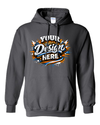 Gildan G185 Heavy Blend Hooded Sweatshirt (Charcoal)