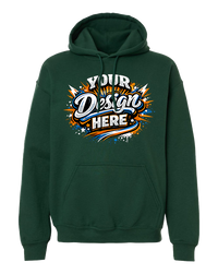 Gildan G185 Heavy Blend Hooded Sweatshirt (Fan Dark Green)