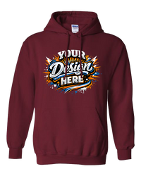 Gildan G185 Heavy Blend Hooded Sweatshirt (Garnet)