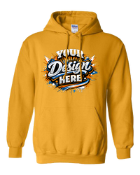 Gildan G185 Heavy Blend Hooded Sweatshirt (Gold)