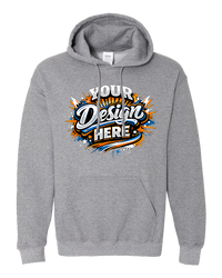 Gildan G185 Heavy Blend Hooded Sweatshirt (Graphite Heather)