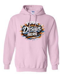 Gildan G185 Heavy Blend Hooded Sweatshirt (Light Pink)