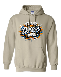 Gildan G185 Heavy Blend Hooded Sweatshirt (Sand)