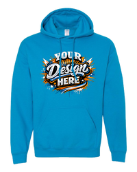 Gildan G185 Heavy Blend Hooded Sweatshirt (Sapphire)