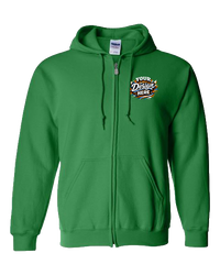 Gildan G186 Heavy Blend Full-Zip Hooded Sweatshirt (Irish Green)