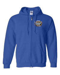 Gildan G186 Heavy Blend Full-Zip Hooded Sweatshirt (Royal)