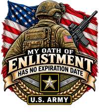 Oath Of Enlistment Vinyl Sticker (Matte) - Army