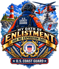 Oath Of Enlistment Vinyl Sticker (Matte) - Coast Guard