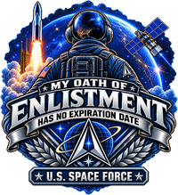 Oath Of Enlistment Vinyl Sticker (Matte) - Space Force